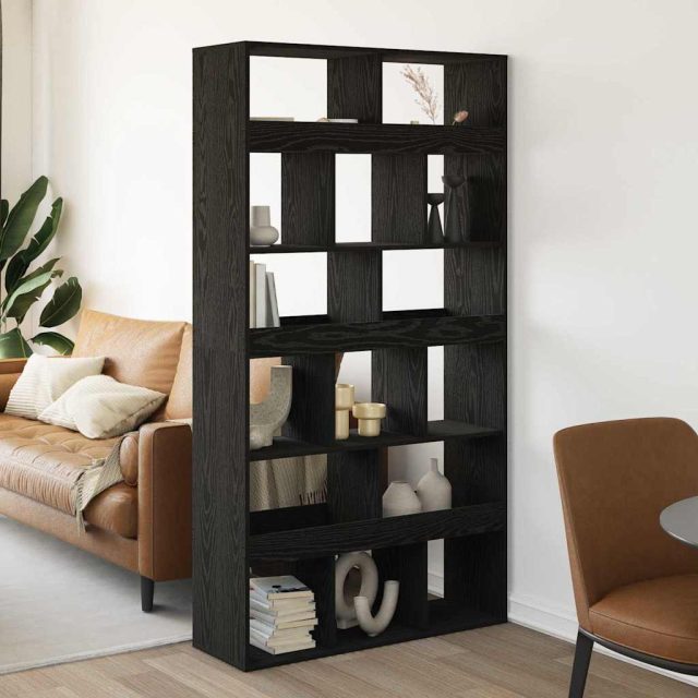vidaXL Bücherregal 15 Ebenen 100 x 33 x 93.75 cm Holzwerkstoff