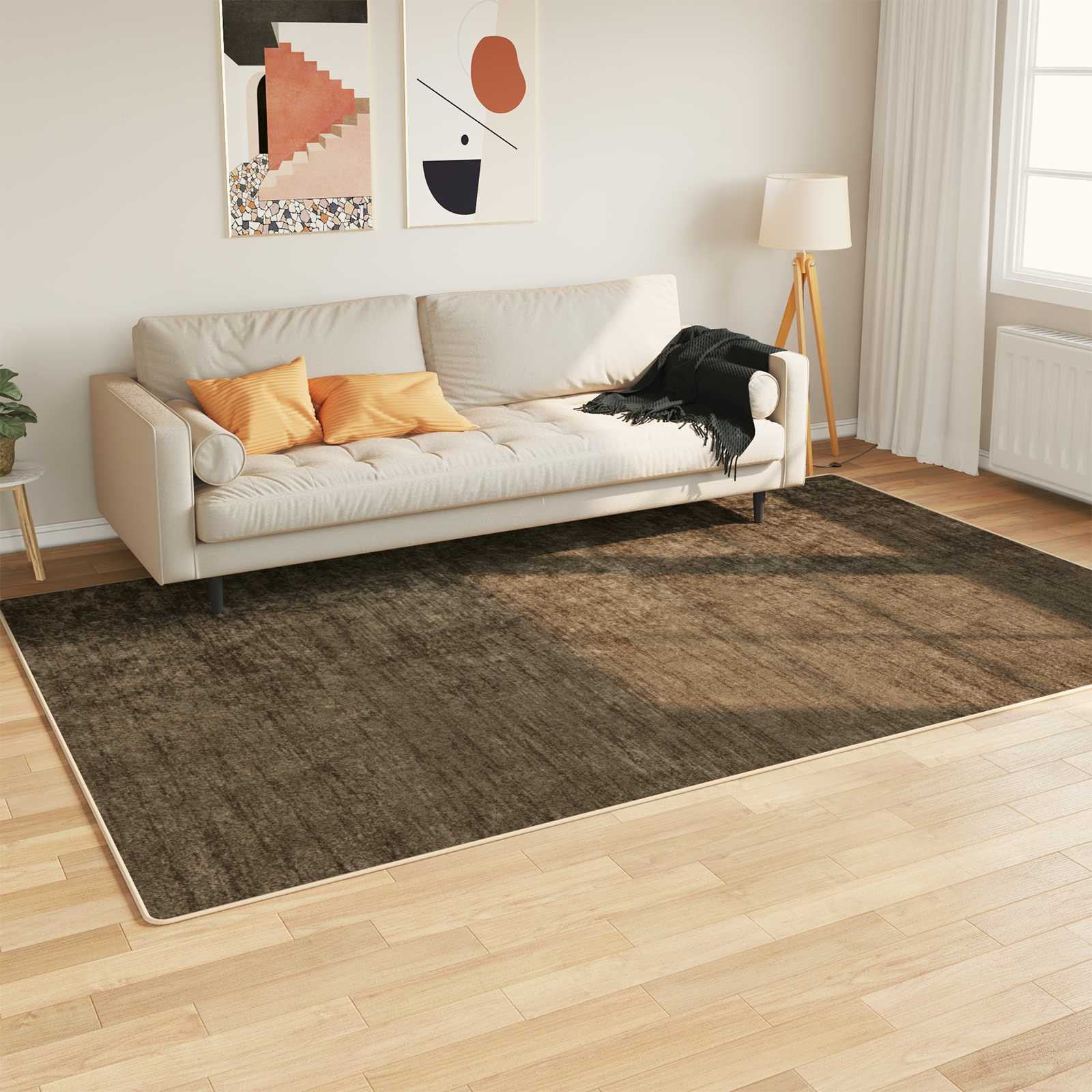 vidaXL Teppichläufer MARSA Waldgrün 190 x 300 cm Polyester und PVC