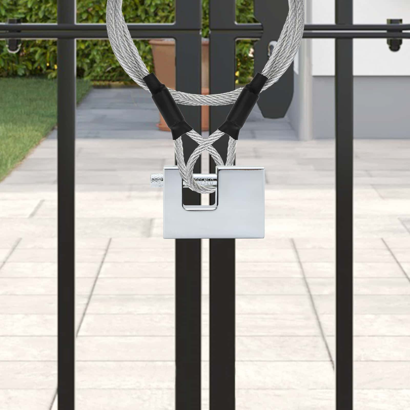 vidaXL Vorhängeschloss 12 pcs Silber Stahl