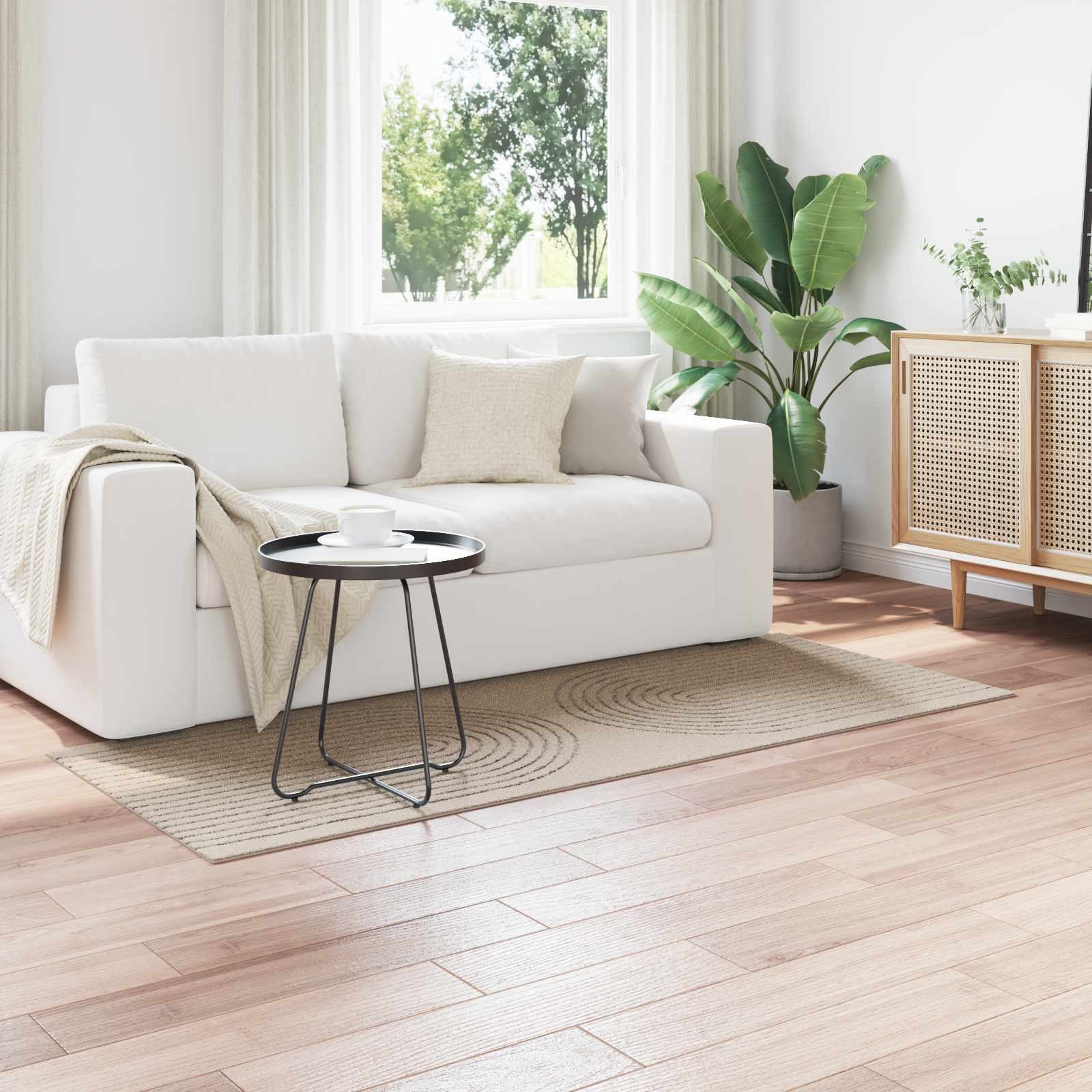 vidaXL Bereichsteppiche Rechtwinklig GALATI Beige 200 x 80 cm