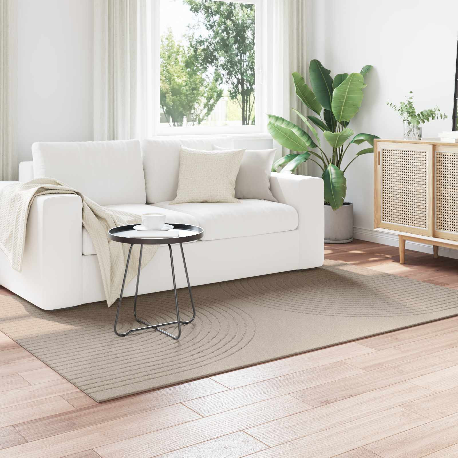 vidaXL Bereichsteppiche GALATI Beige 230 x 160 cm Polyester