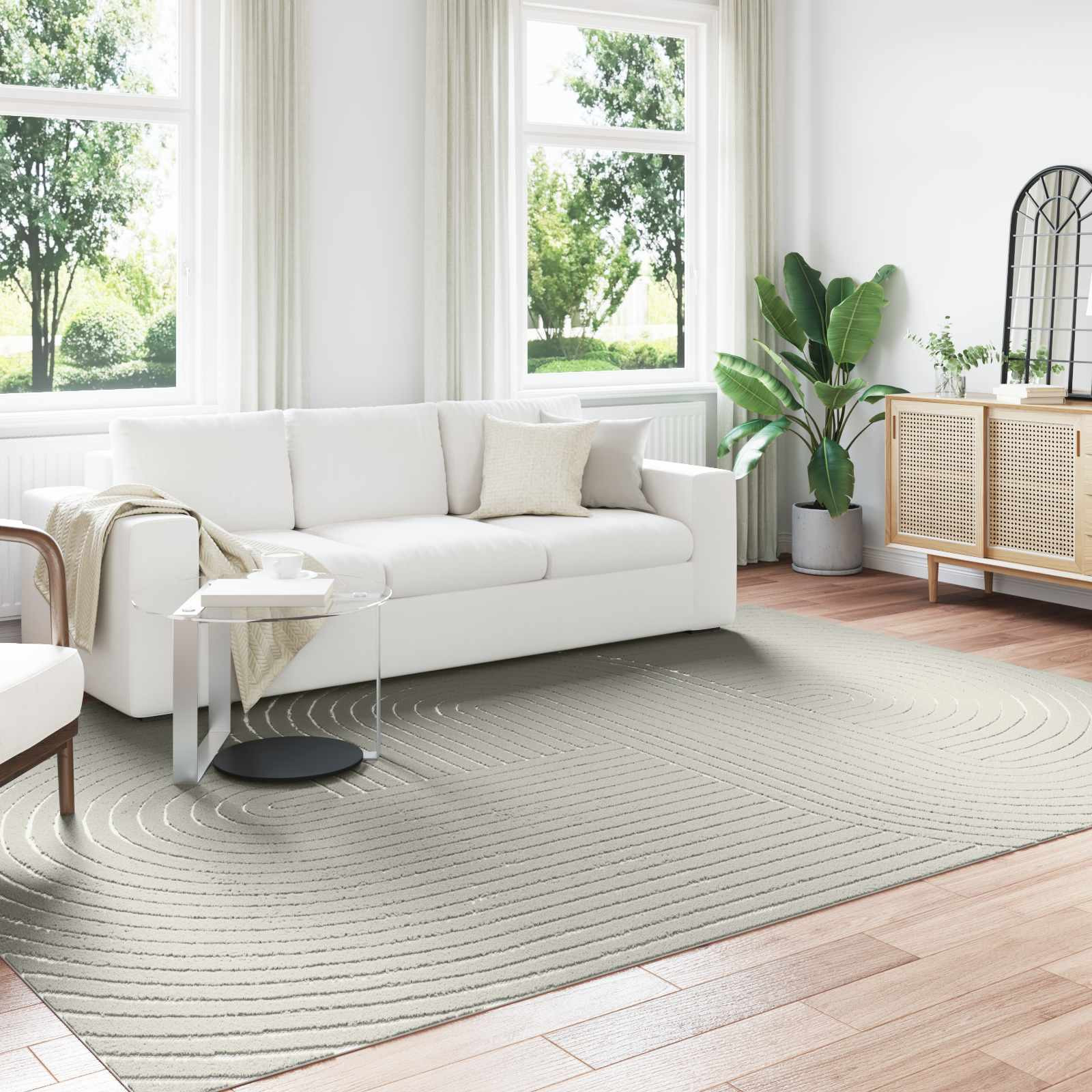 vidaXL Bereichsteppiche PALMERAS Grün 200 x 280 cm Polyester