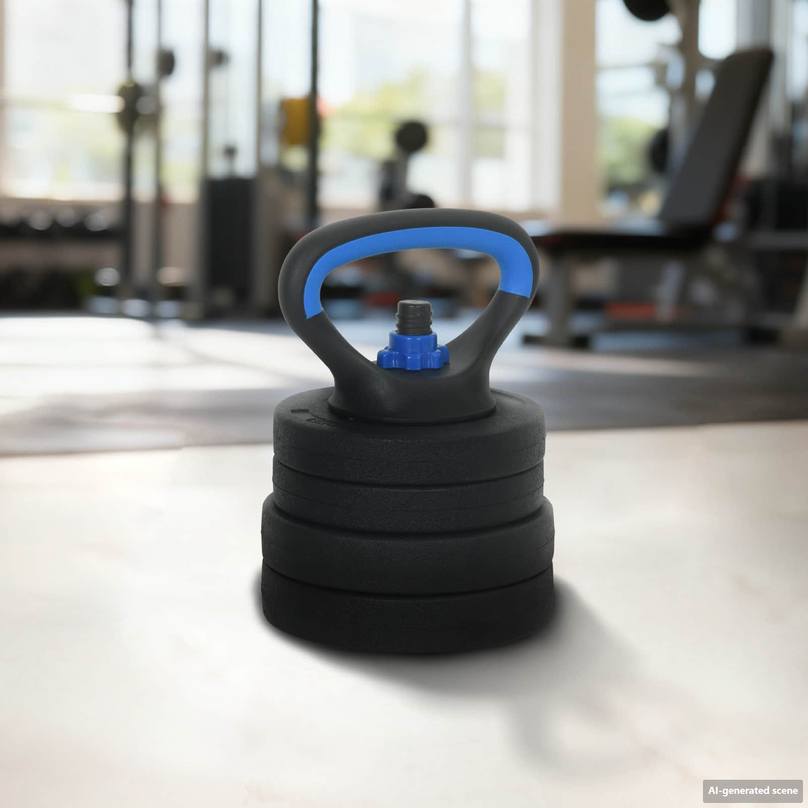 vidaXL 4-in-1 Kurzhantel Langhantel Kettlebell Set 20 kg