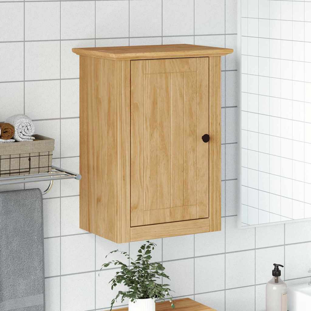 vidaXL Badezimmer-Wandschrank mit Tür BODO Honigbraun 44 x 30 x 60 cm
