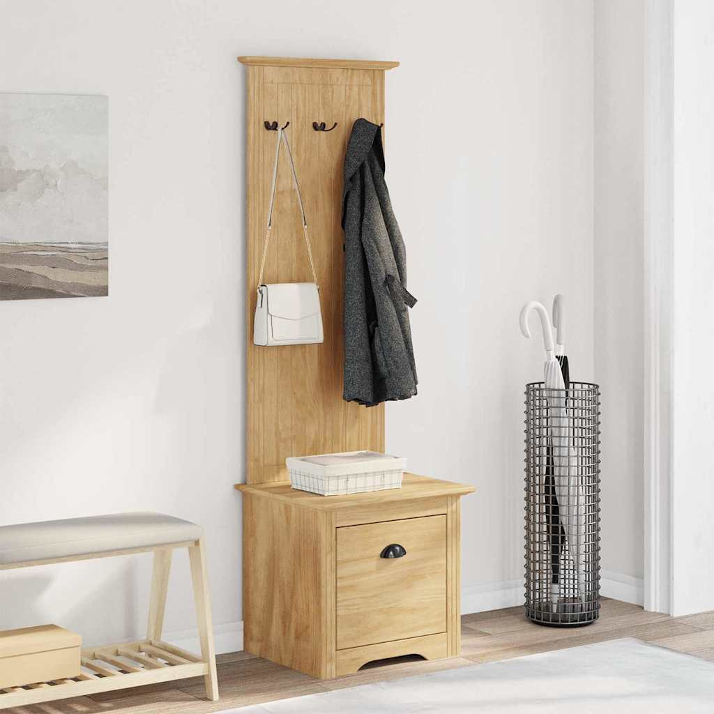 vidaXL Flurschrank BODO Honigbraun 50 x 40 x 156,7 cm