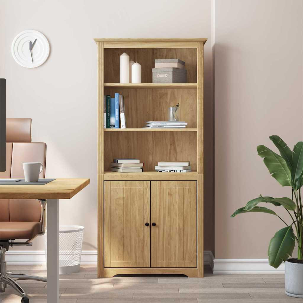 vidaXL Bücherregal BODO Honigbraun 82 x 40 x 173 cm Holzwerkstoff
