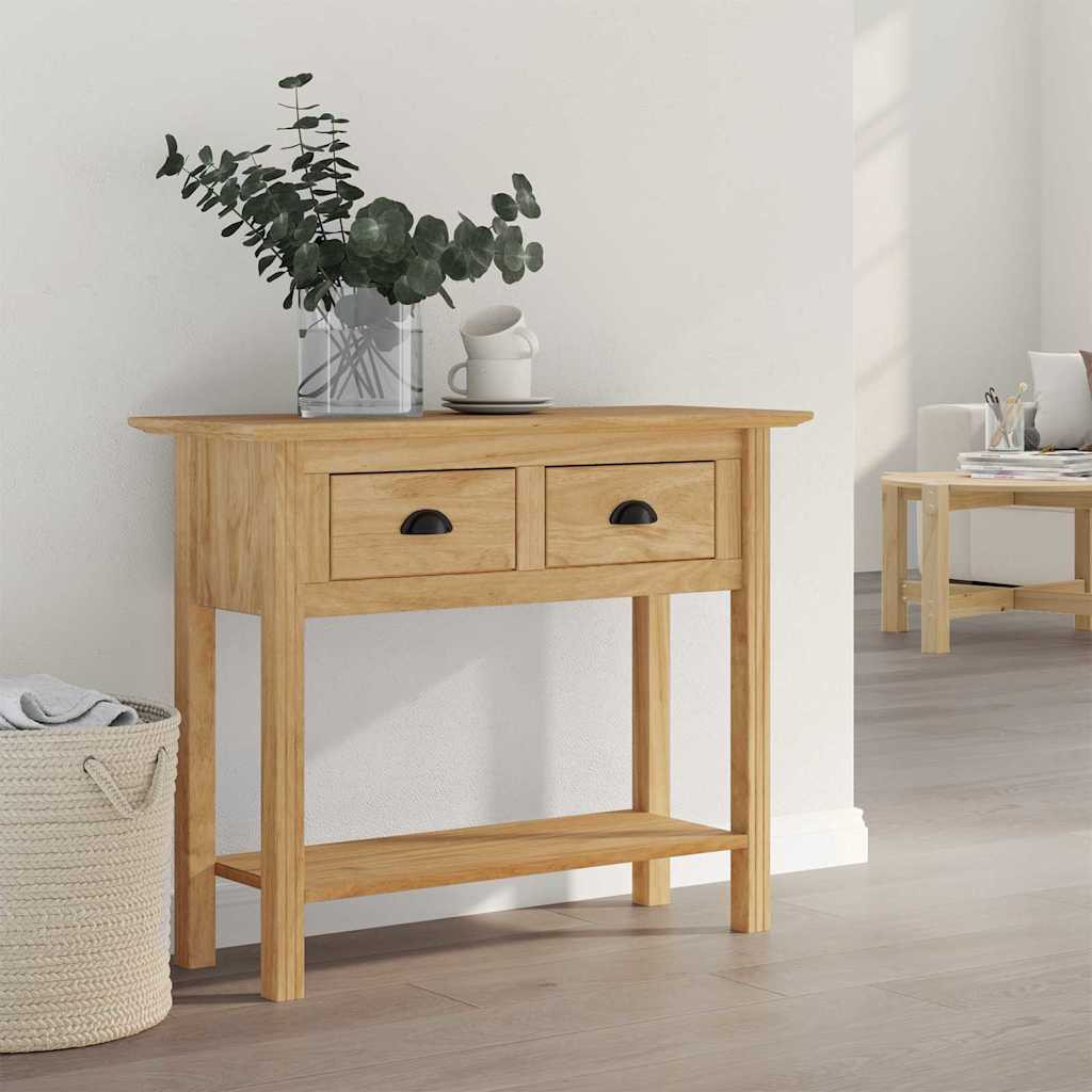 vidaXL Konsolentisch BODO Honigbraun 91 x 34,7 x 74 cm Holzwerkstoff