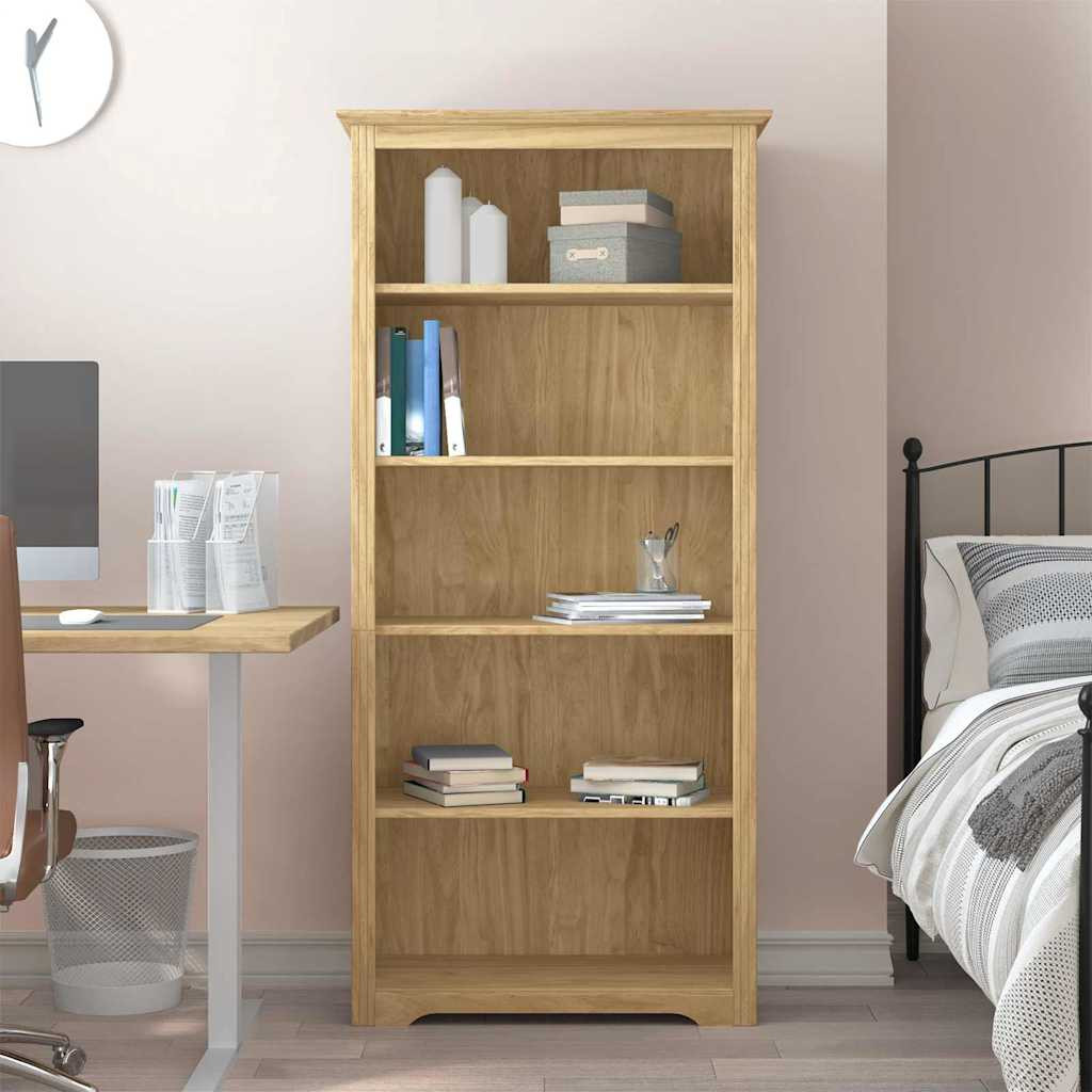 vidaXL Bücherregal BODO Honigbraun 82 x 40 x 173 cm Holzwerkstoff