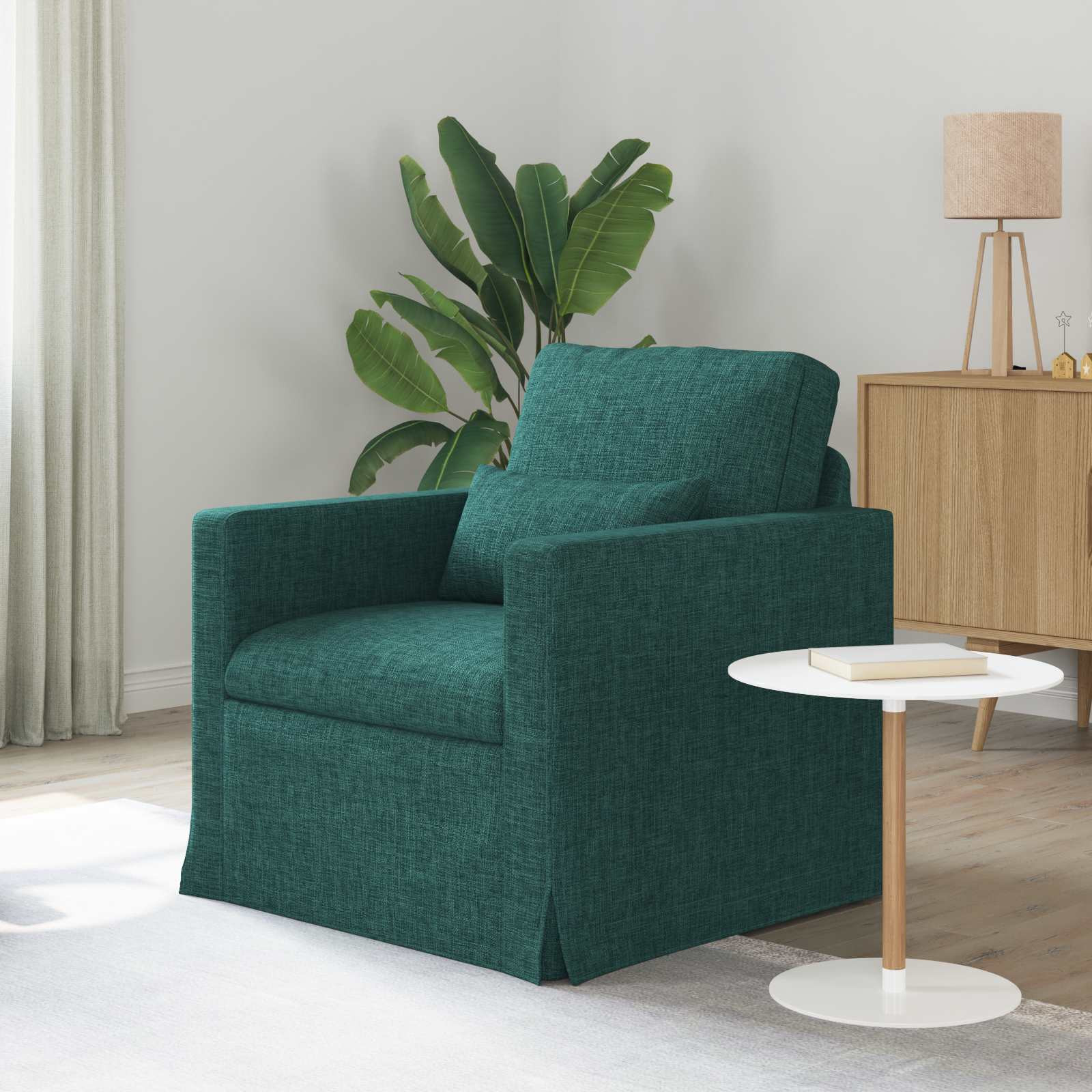 vidaXL Sofa Dunkelgrün 78 x 78 x 80 cm Stoff