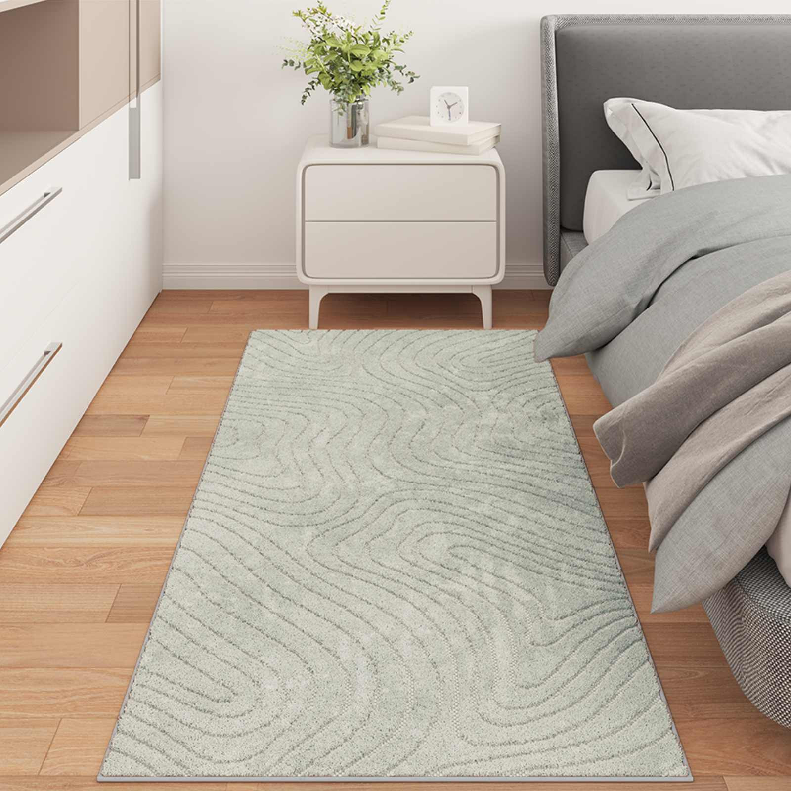 vidaXL Bereichsteppiche PALMERAS Grün 80 x 200 cm Polyester