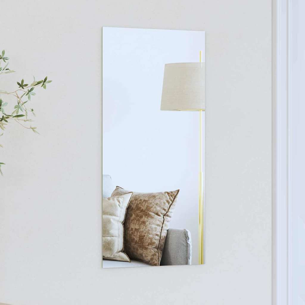vidaXL Wandspiegel Rechtwinklig 30 x 60 cm Gehärtetes Glas