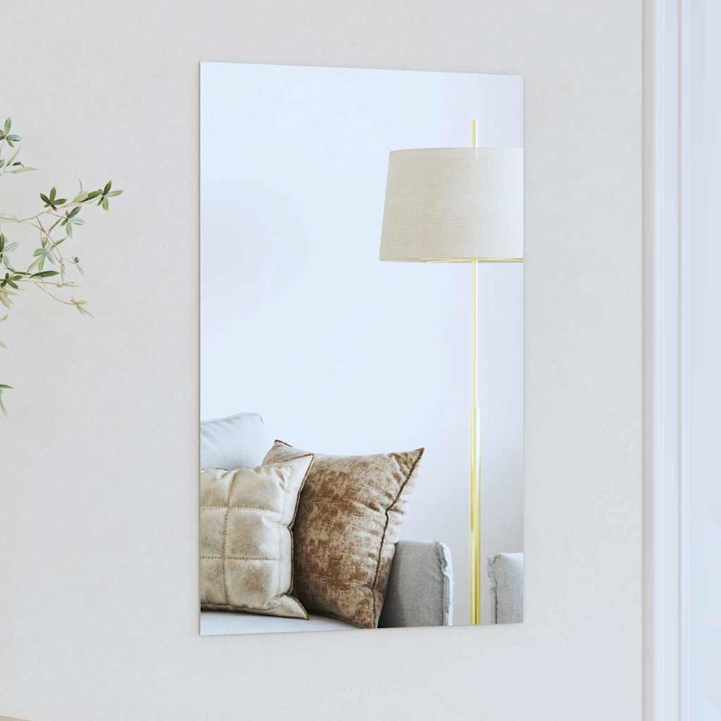vidaXL Wandspiegel Rechtwinklig 40 x 60 cm Gehärtetes Glas
