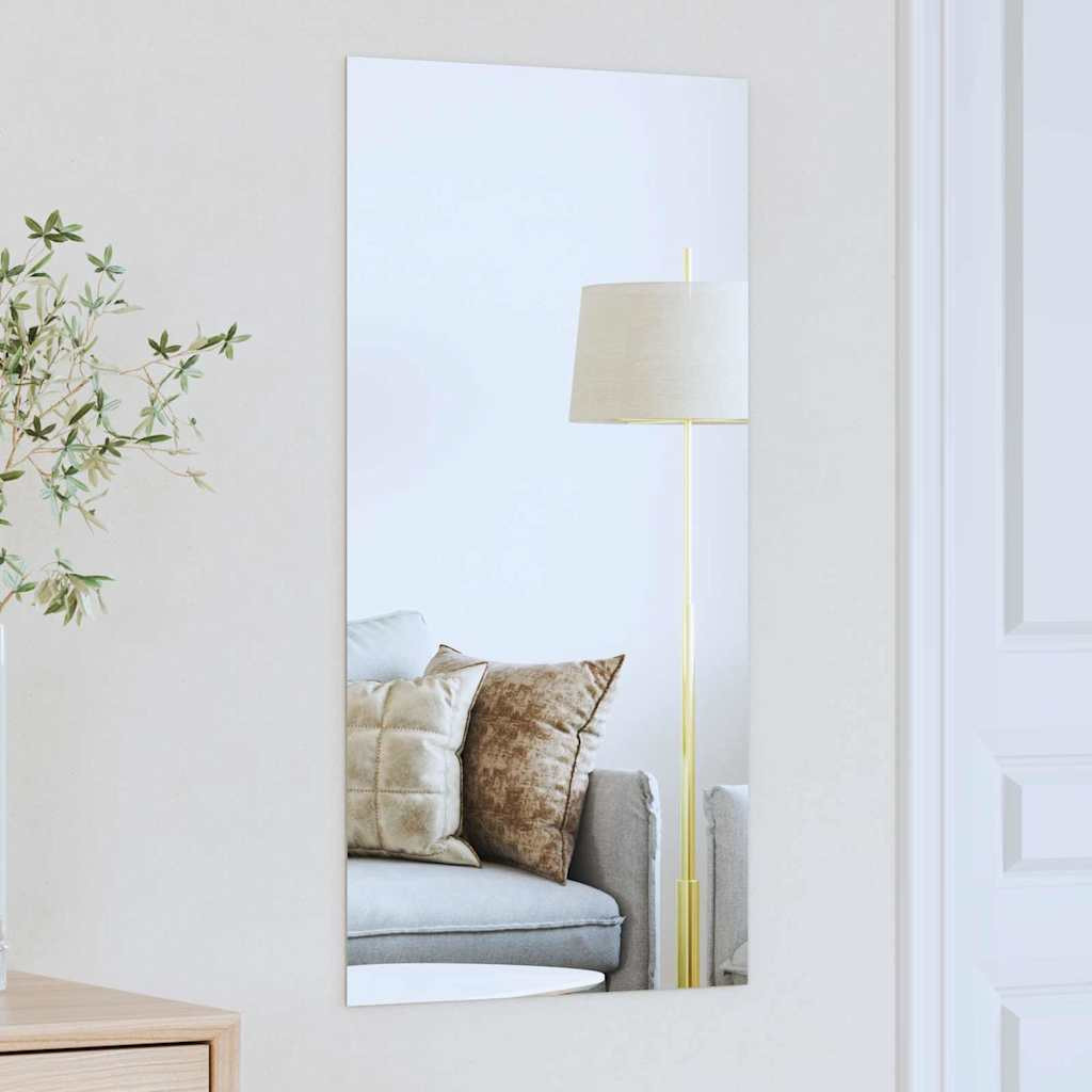 vidaXL Wandspiegel Rechtwinklig 40 x 80 cm Gehärtetes Glas
