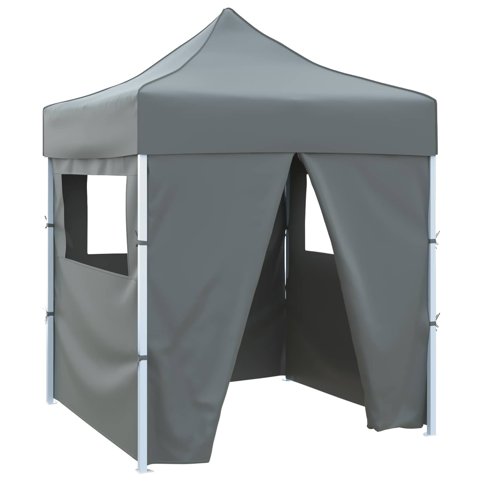 vidaXL Party-Zelt Anthrazit 200 x 200 x 315 cm Oxford-Stoff