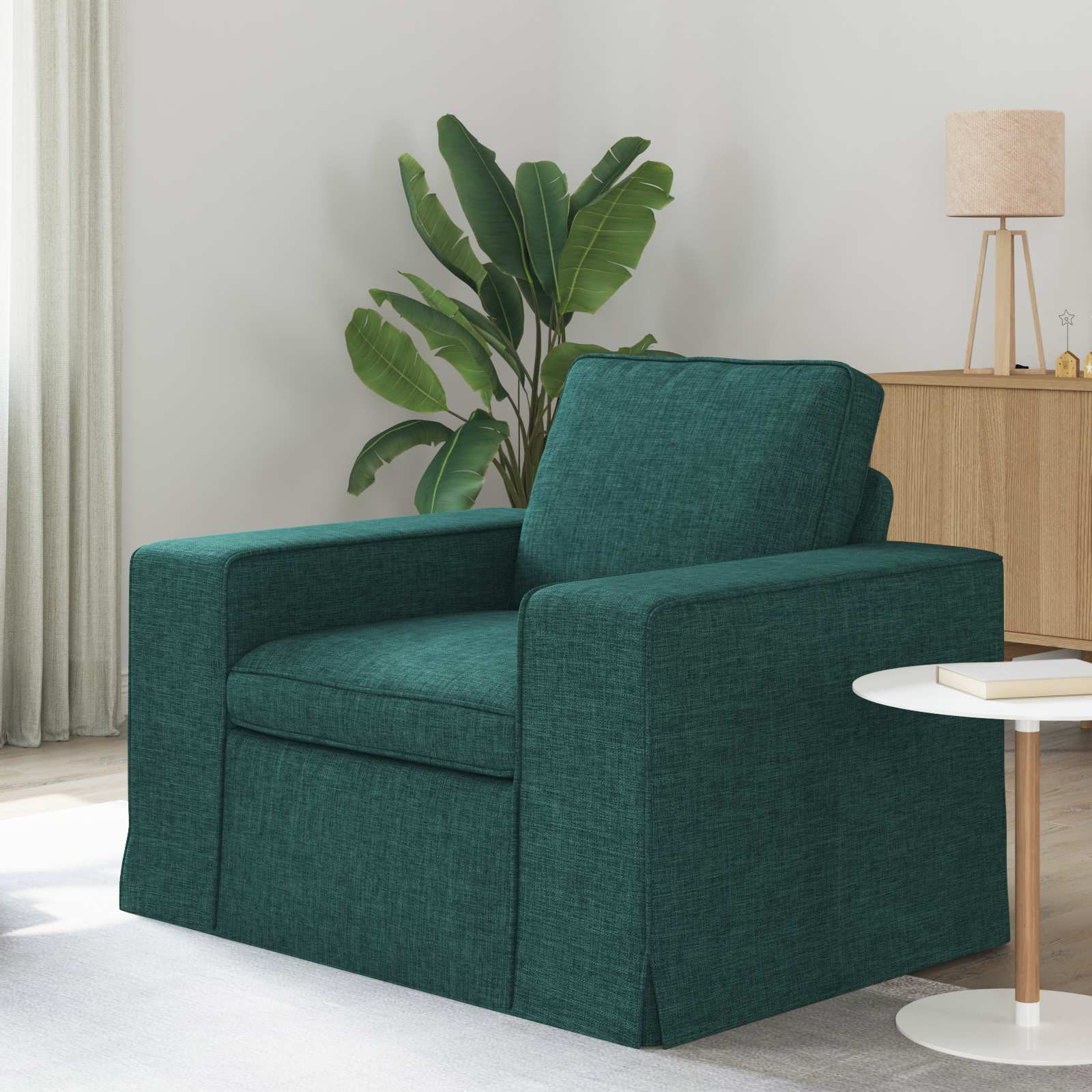 vidaXL Sofa Dunkelgrün 103 x 80 x 82 cm Stoff