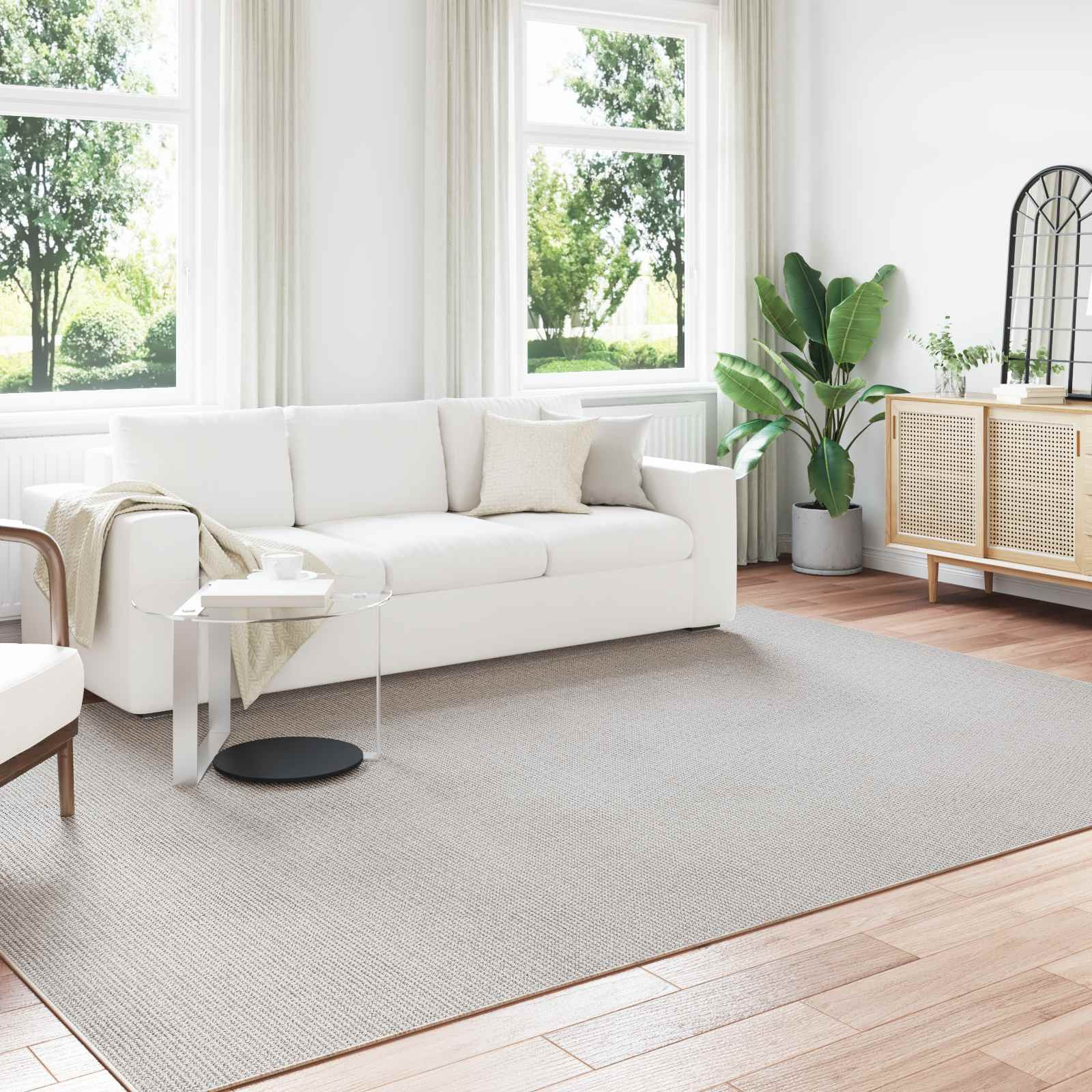vidaXL Bereichsteppiche Rechtwinklig LUGO Creme 280 x 200 cm Polyester