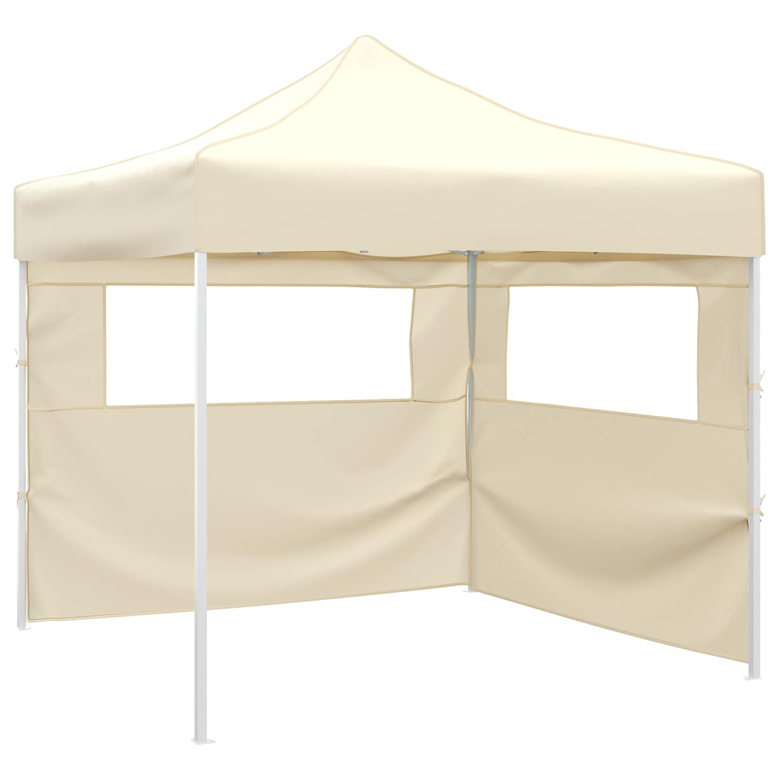 vidaXL Party-Zelt Creme 291 x 291 x 315 cm Oxford-Stoff