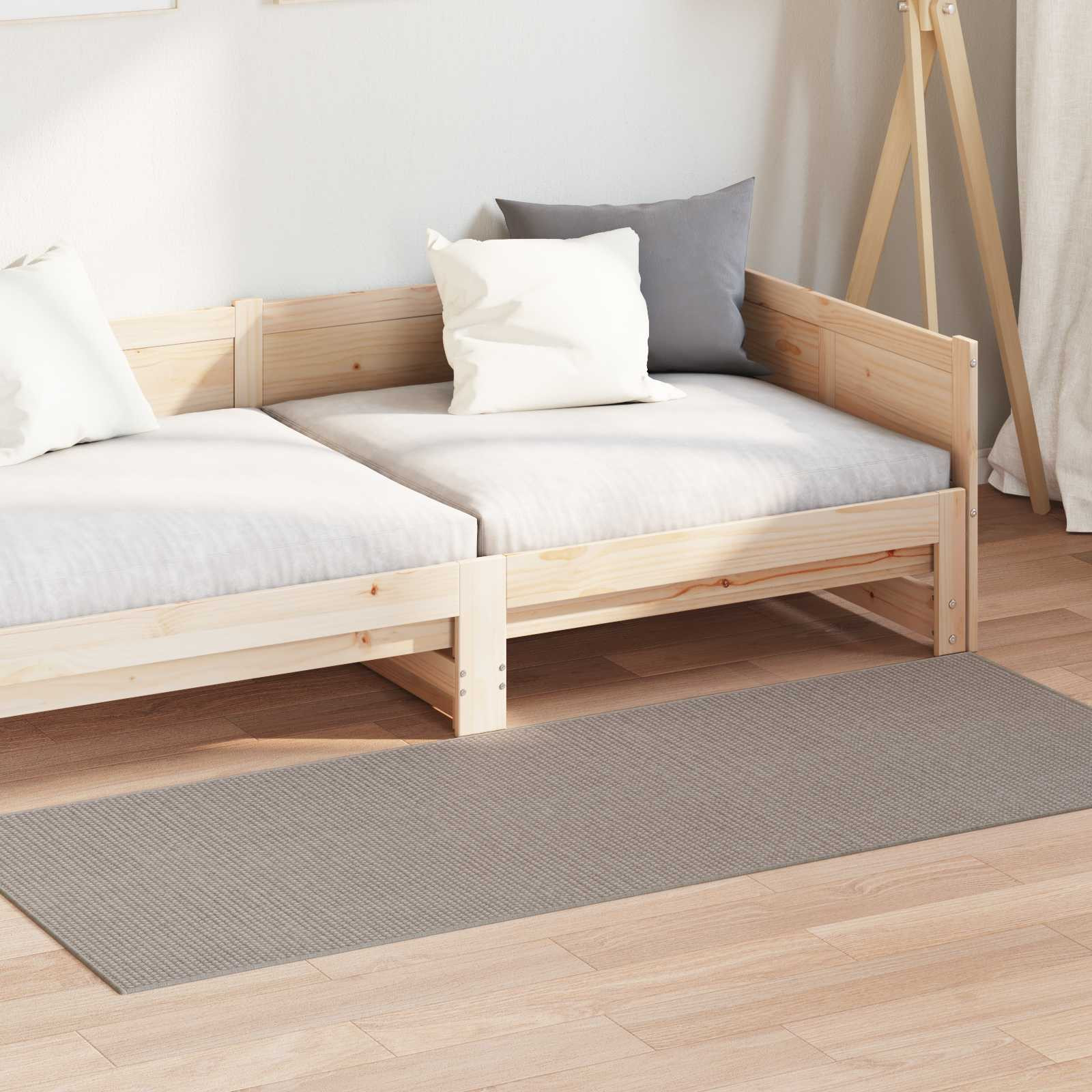 vidaXL Bereichsteppiche LUGO Creme und Taupe 150 x 80 cm Polyester