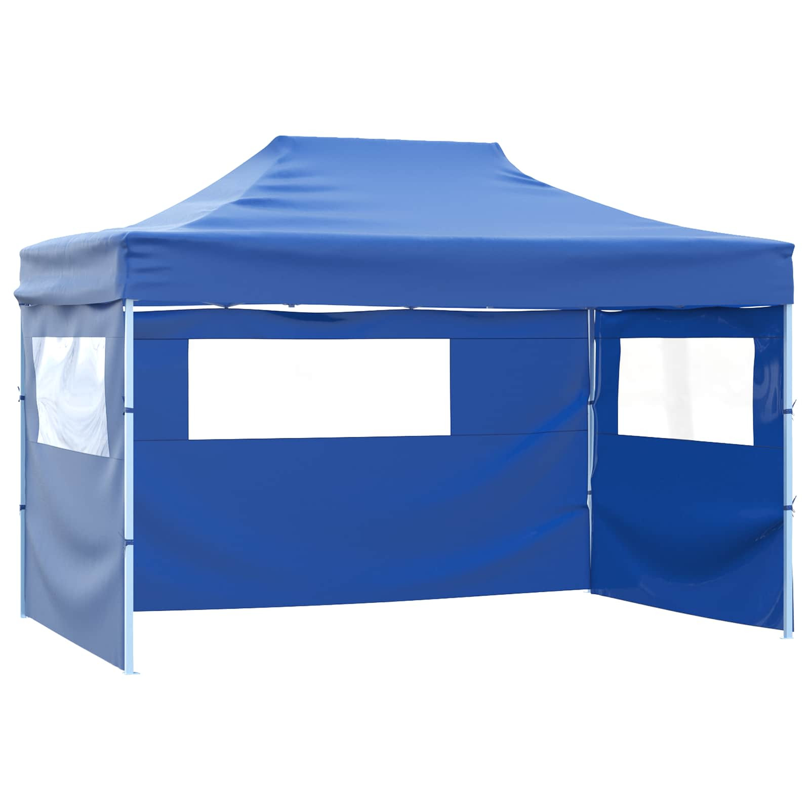 vidaXL Party-Zelt Blau 280 x 410 x 315 cm Oxford-Stoff