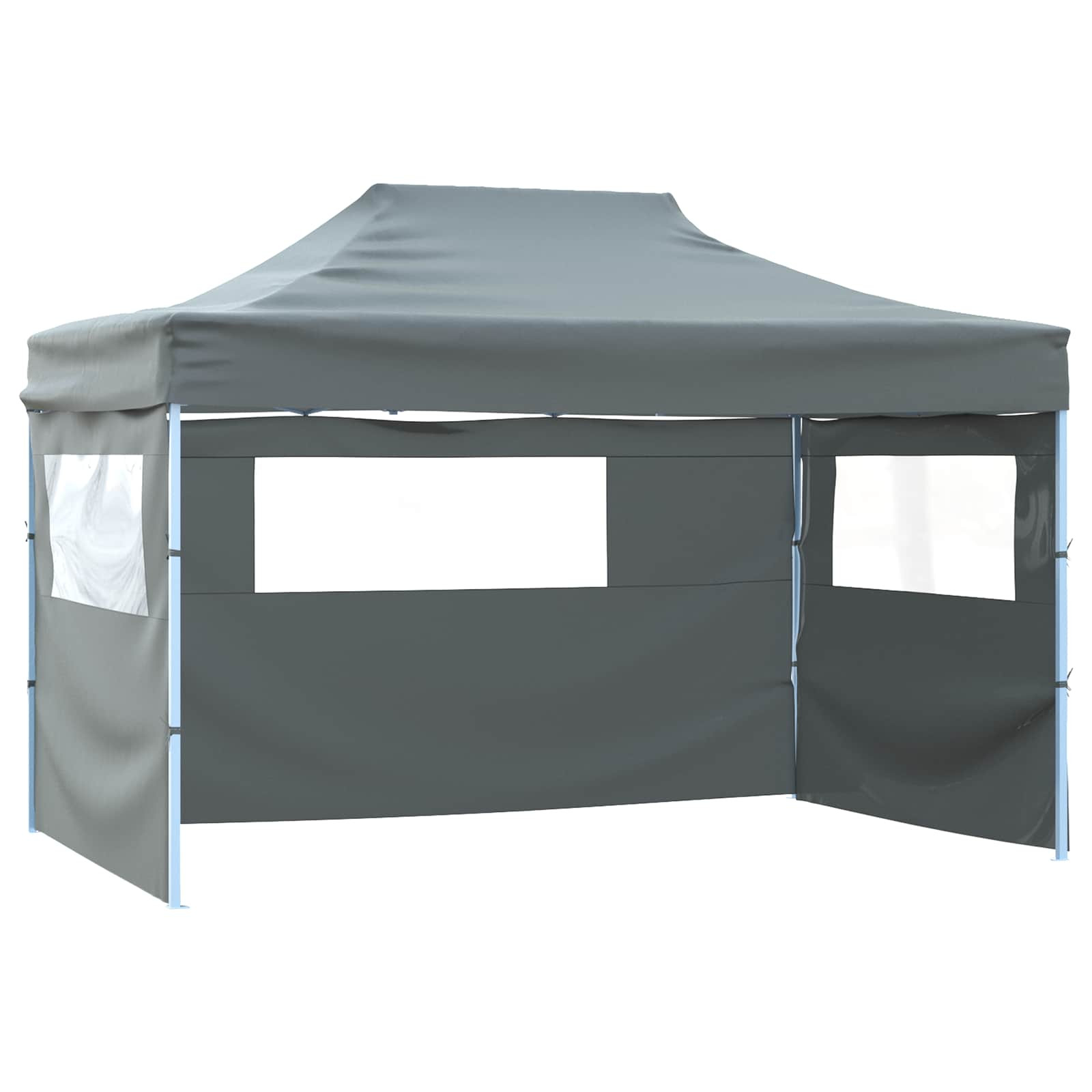 vidaXL Party-Zelt Anthrazit 280 x 410 x 315 cm Oxford-Stoff