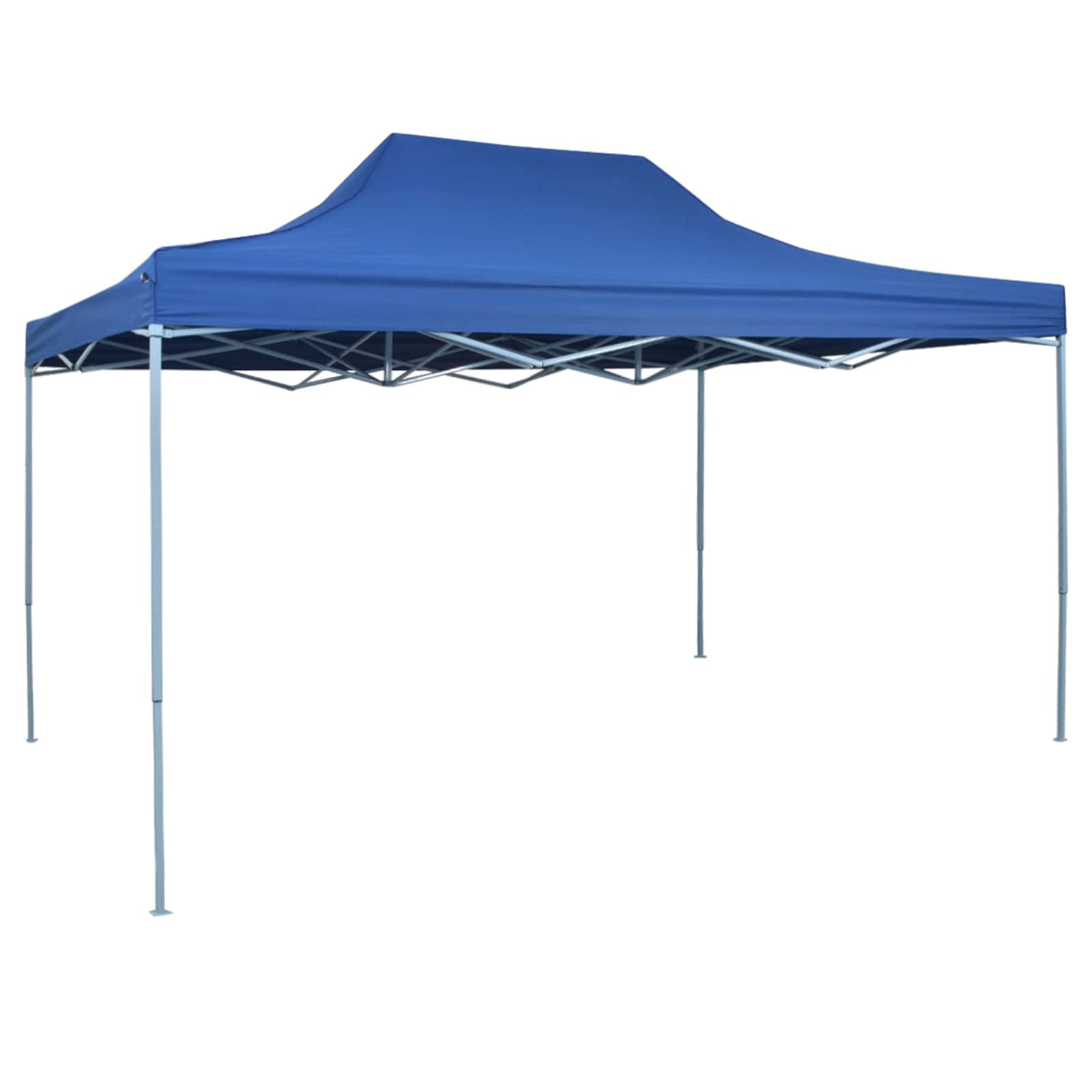 vidaXL Party-Zelt Blau 291 x 431 x 315 cm Oxford-Stoff