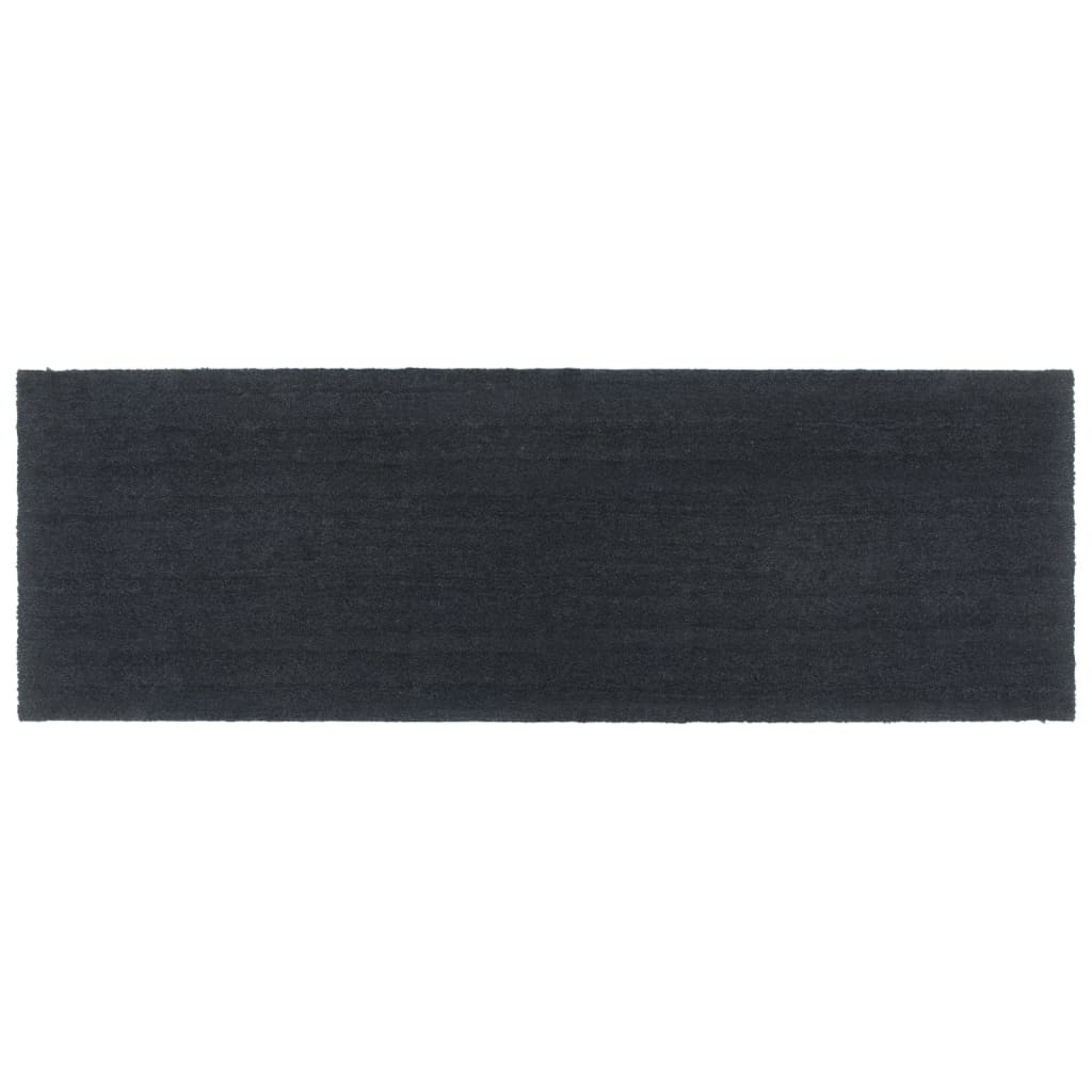 vidaXL Fußmatte Dunkelgrau 100x300 cm Kokosfaser Getuftet