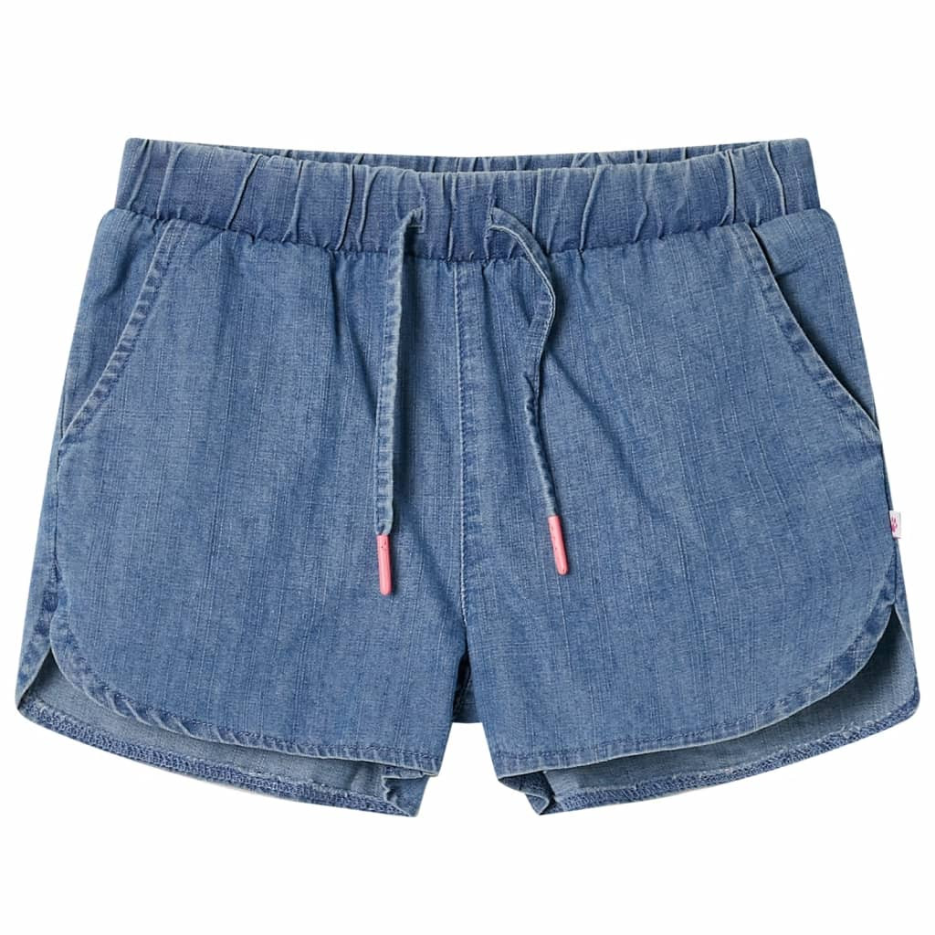 Kindershorts Jeansblau 104