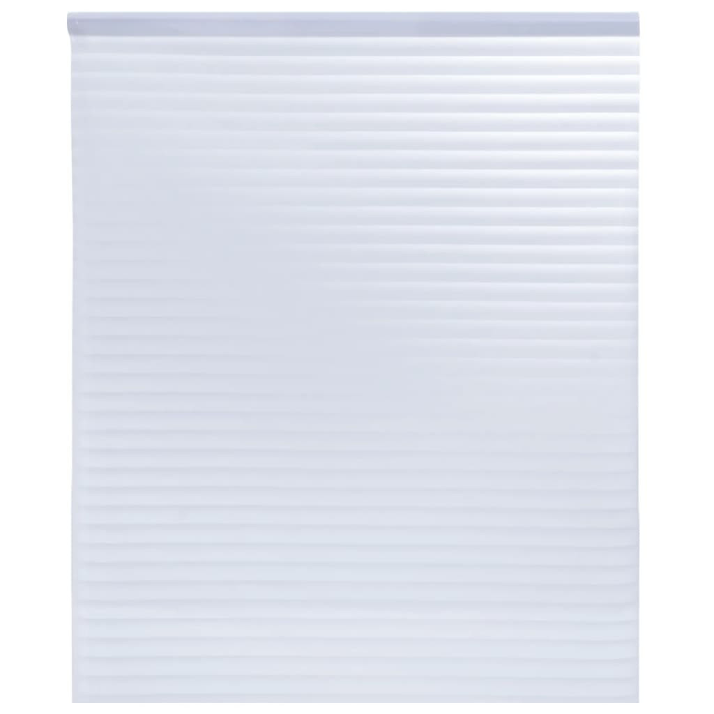 vidaXL Fensterfolie Matt Streifenmuster 90x500 cm PVC