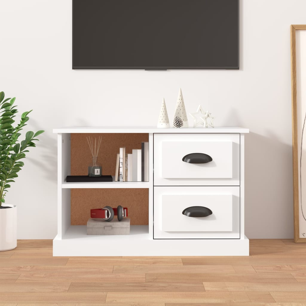 vidaXL TV-Schrank Weiß 73x35,5x47,5 cm Holzwerkstoff