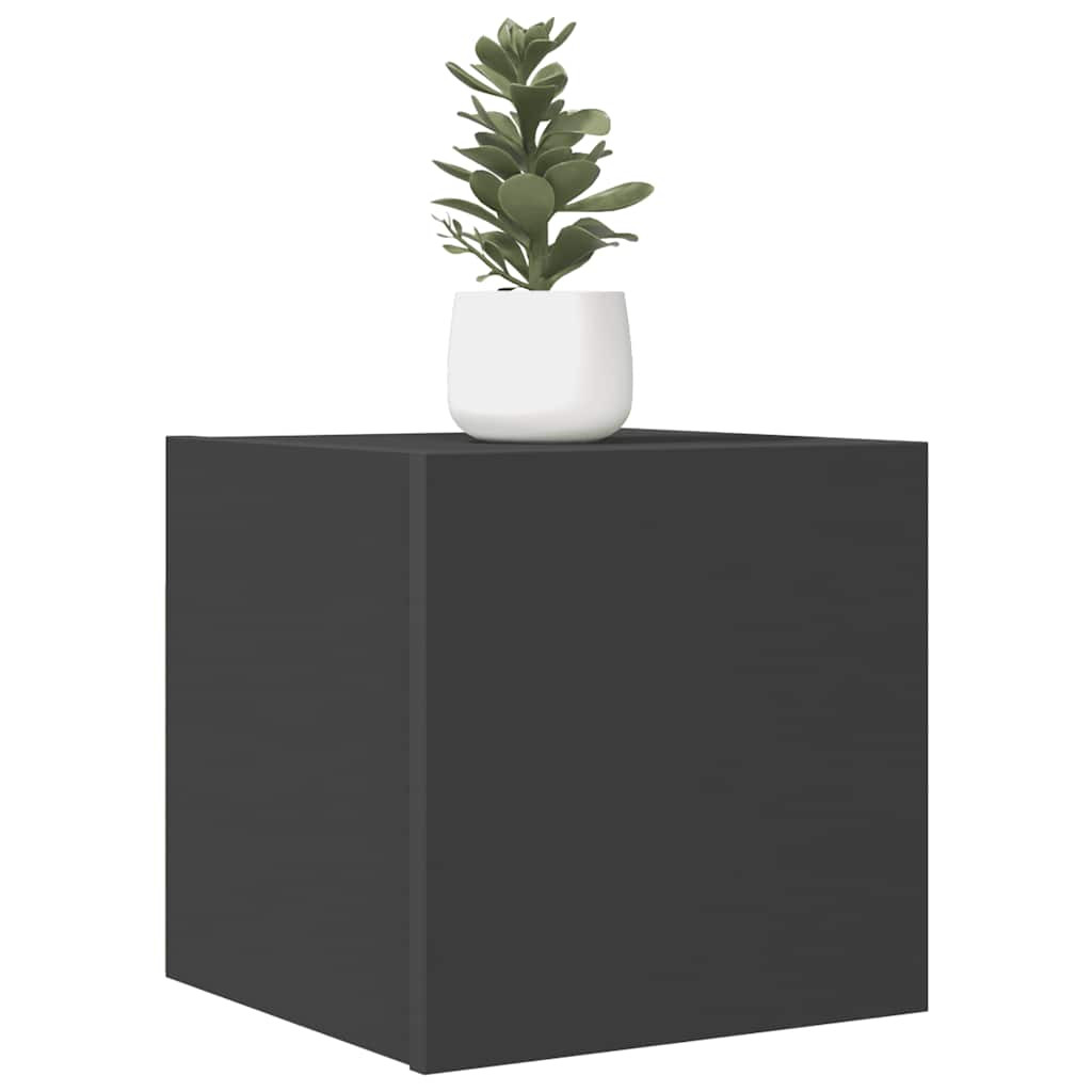 vidaXL TV-Wandschränke 4 Stk. Grau 30,5x30x30 cm