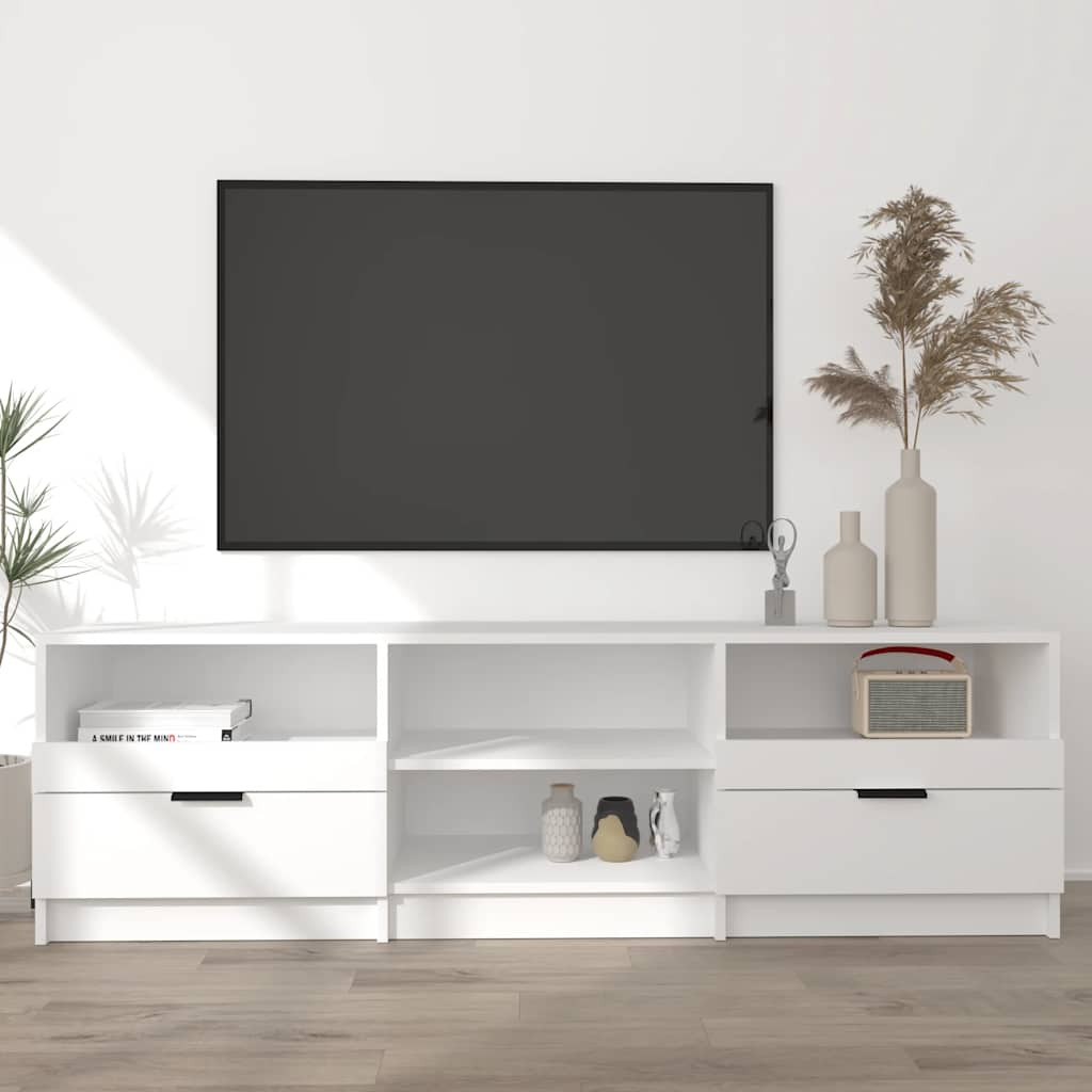 vidaXL TV-Schrank Weiß 150x33,5x45 cm Holzwerkstoff
