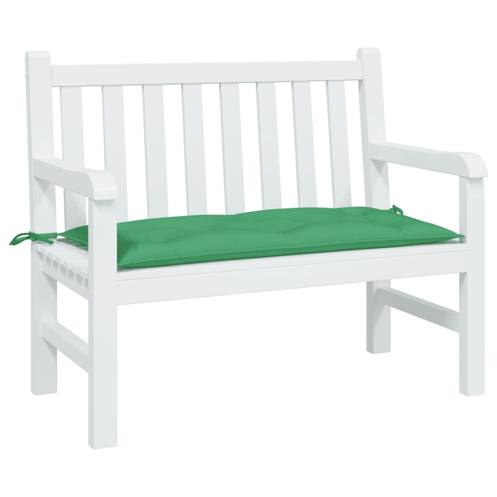 vidaXL Gartenbank-Auflage Grün 100x50x7 cm Oxford-Gewebe