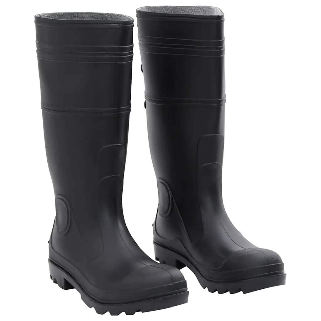 vidaXL Gummistiefel Schwarz Größe 43 PVC