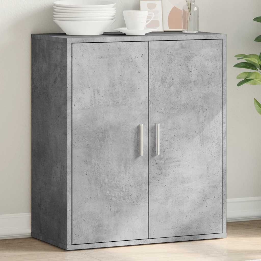 vidaXL Sideboard Betongrau 79x38x80 cm Holzwerkstoff