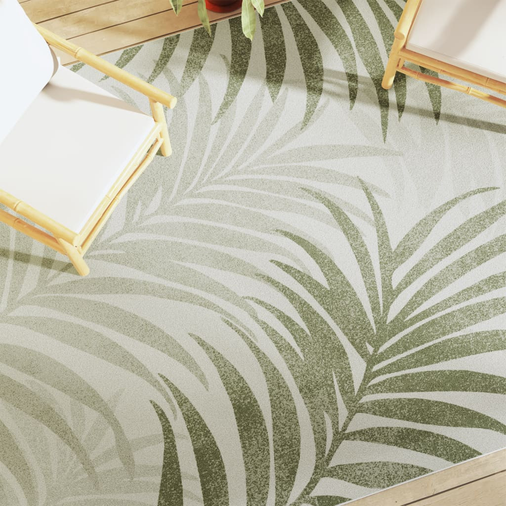 vidaXL Indoor & Outdoor Teppich Mehrfarbig 190x300 cm