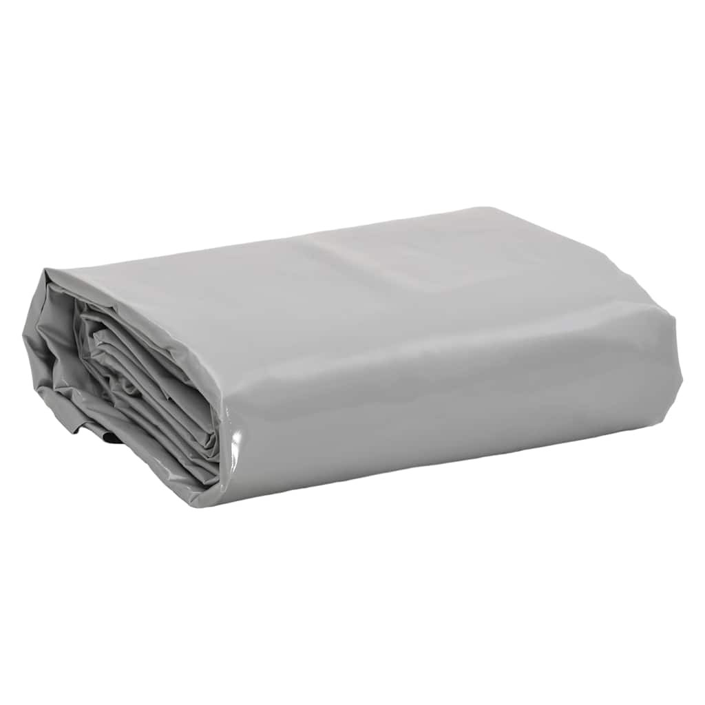 vidaXL Abdeckplane Grau 4x6 m 650 g/m²