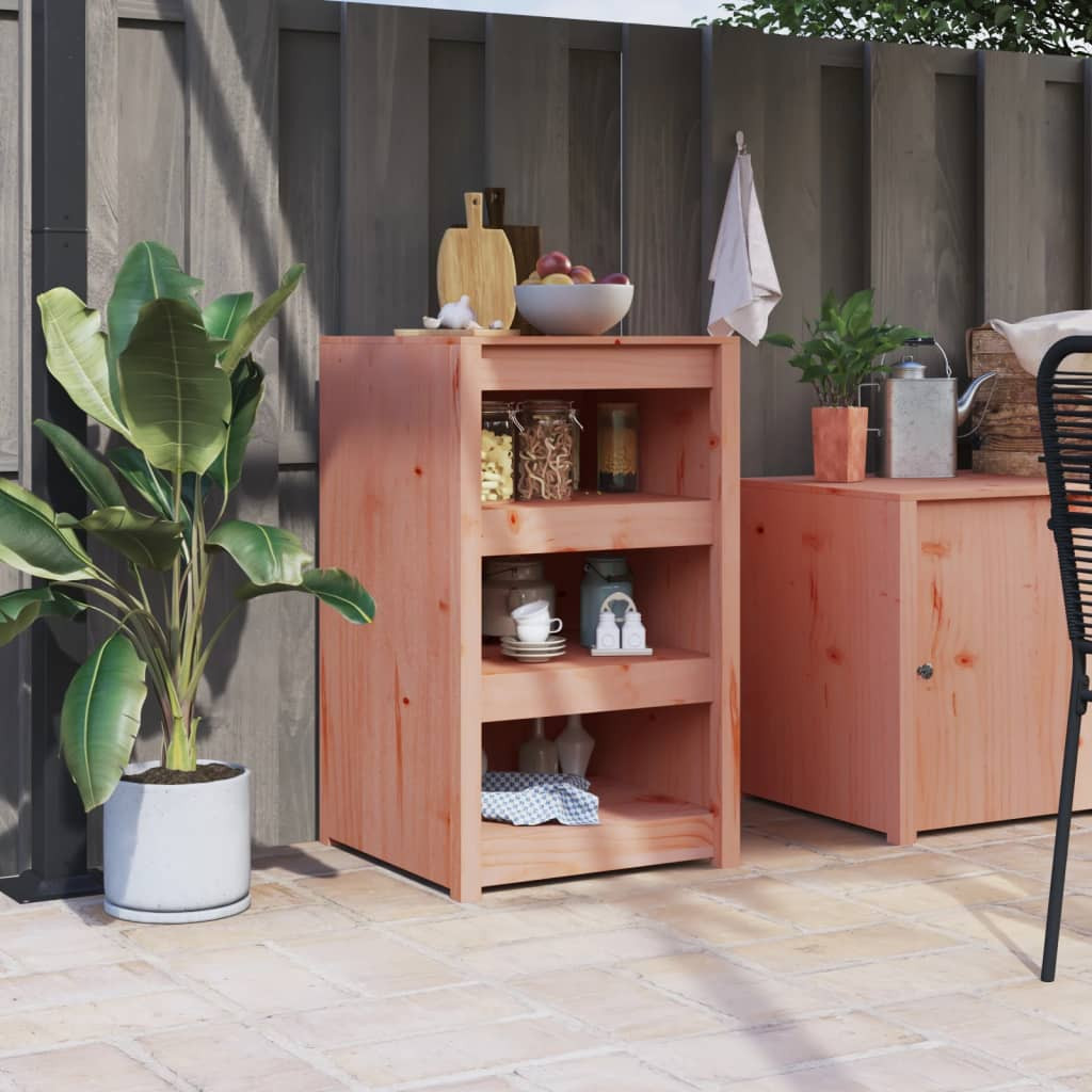 vidaXL Outdoor-Küchenschrank MEPPEL 55x55x92 cm Massivholz Douglasie