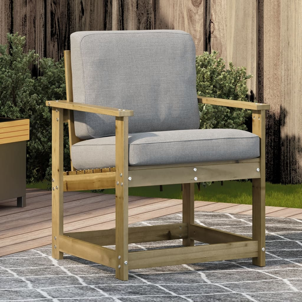 vidaXL Gartenstuhl 62x56x77 cm Kiefernholz Imprägniert
