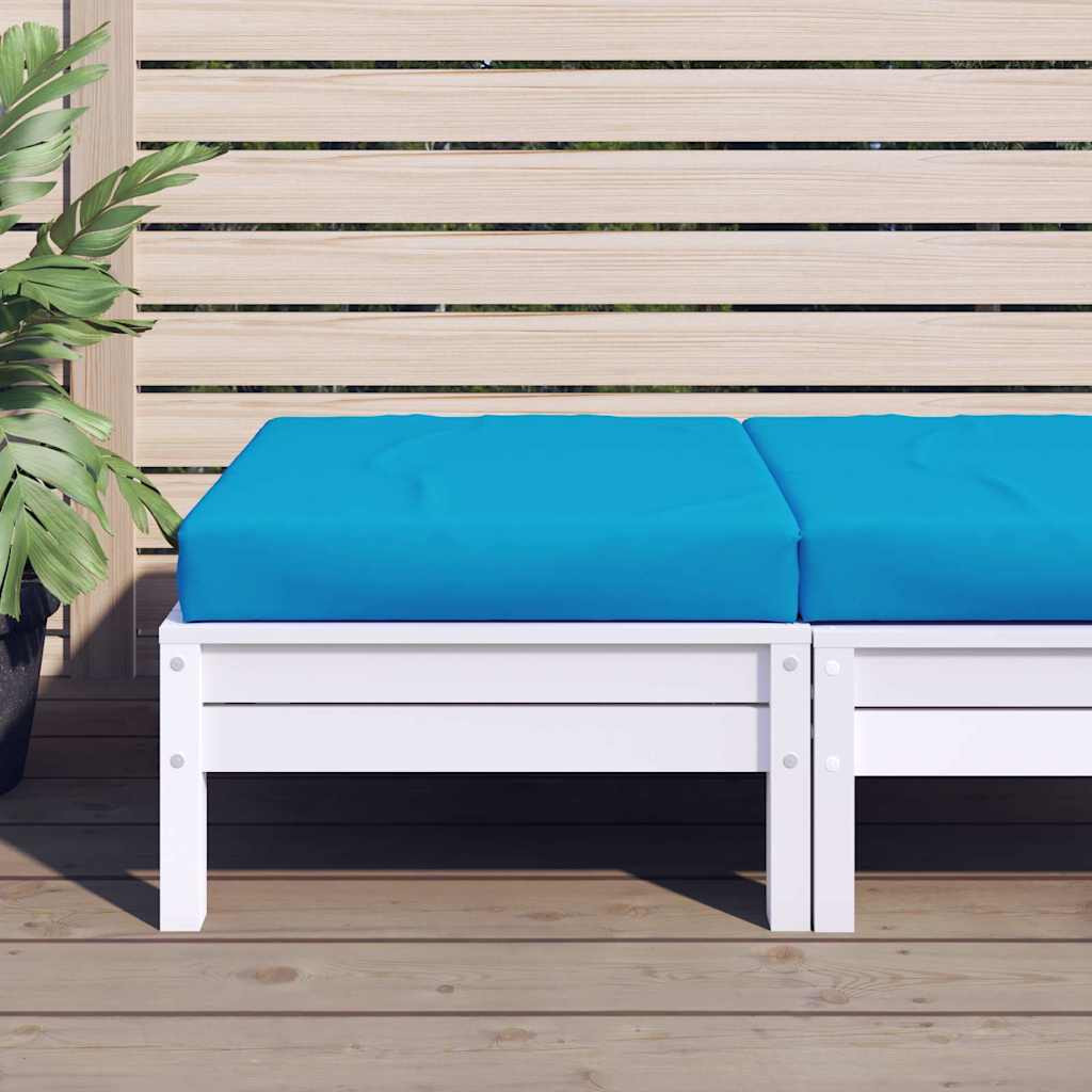 vidaXL Palettenkissen Hellblau 60x60x9,5 cm Oxford-Gewebe