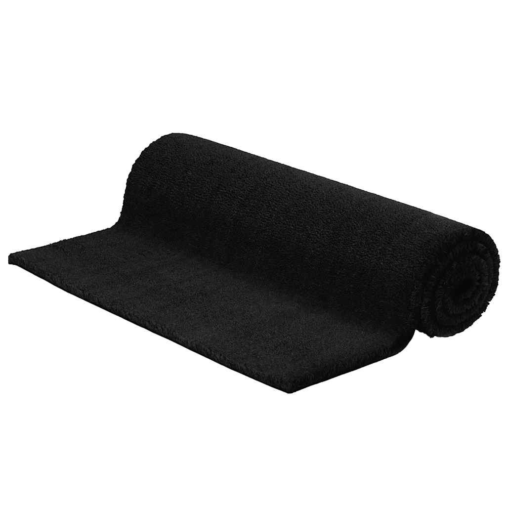 vidaXL Fußmatte Schwarz 100x200 cm Kokosfaser Getuftet