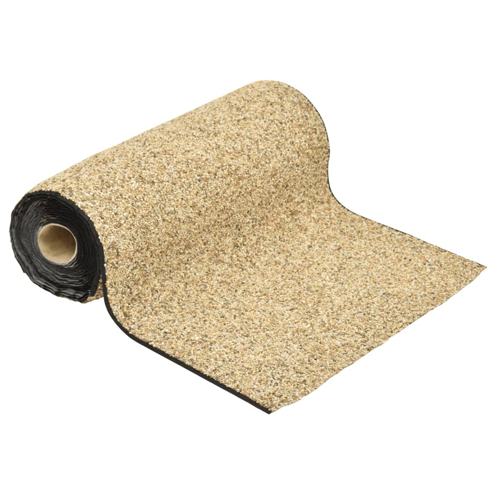 vidaXL Steinfolie Natur-Sand 1250x40 cm