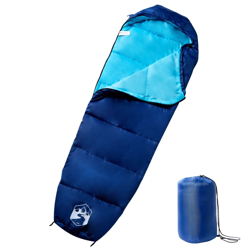 vidaXL Mumienschlafsack für Erwachsene Camping 3 Jahreszeiten