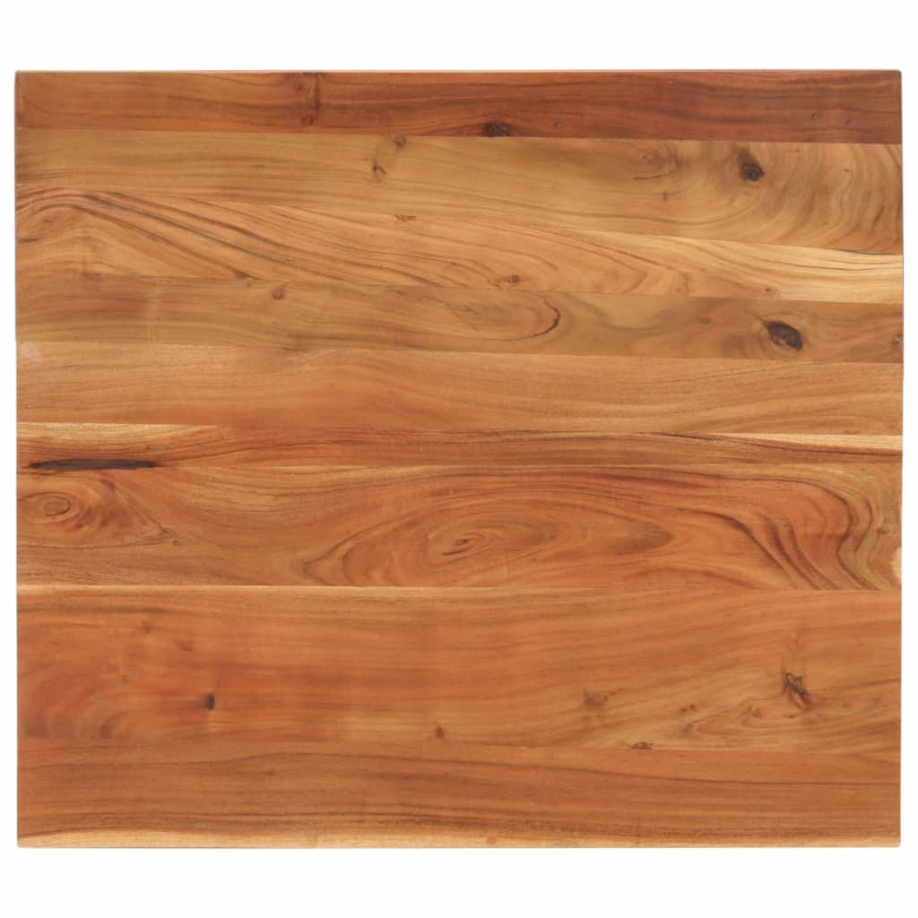 vidaXL Tischplatte 90x80x3,8 cm Rechteckig Massivholz Akazie