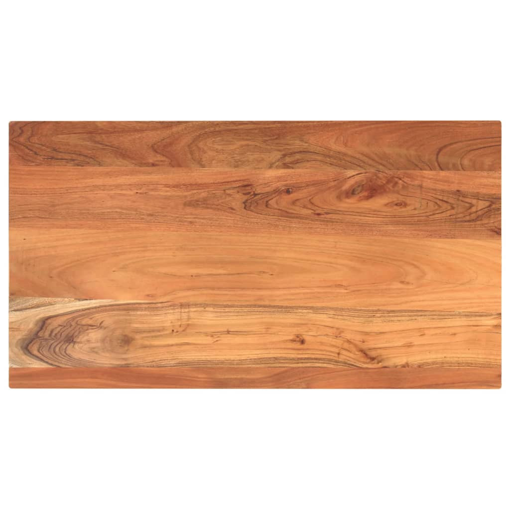 vidaXL Tischplatte 110x50x3,8 cm Rechteckig Massivholz Akazie