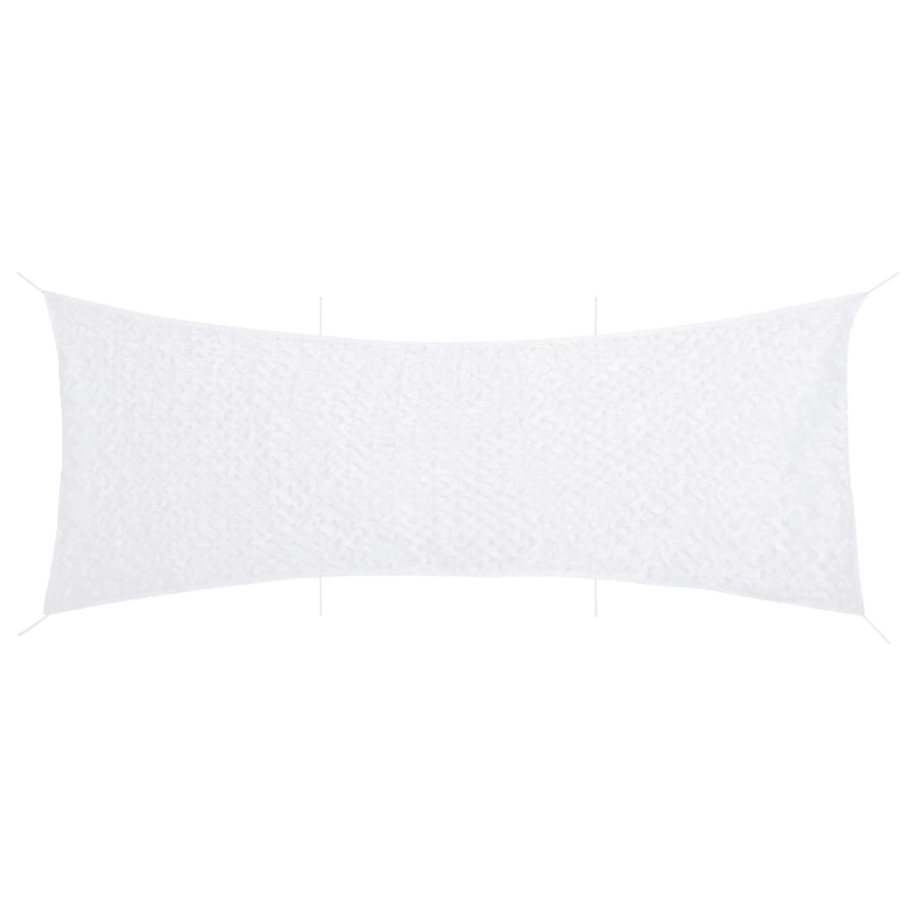 vidaXL Tarnnetz mit Aufbewahrungstasche 623x203 cm Weiß