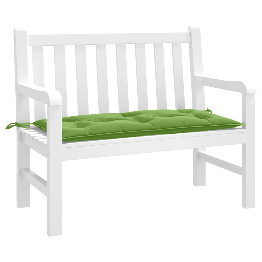 vidaXL Gartenbank-Auflage Melange Grün 100x50x7 cm Stoff