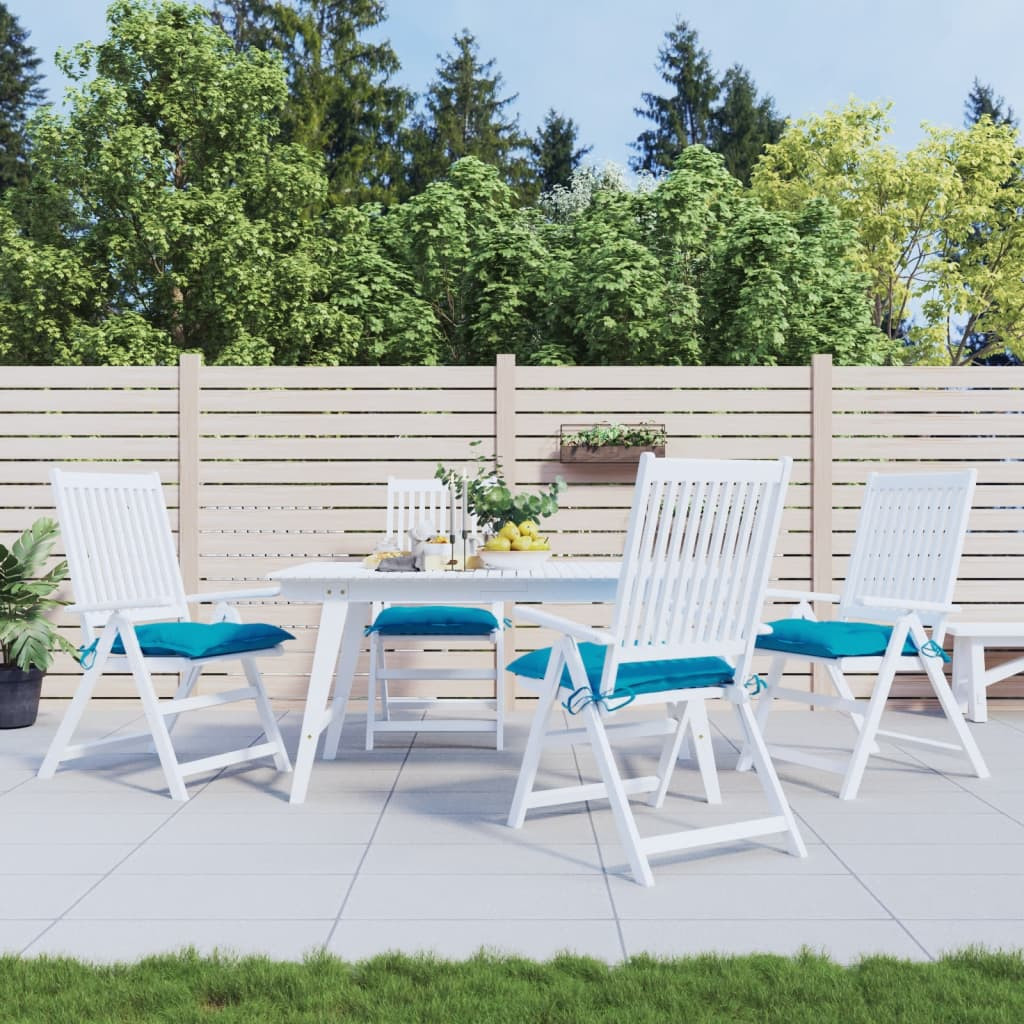vidaXL Palettenkissen 4 Stk. Hellblau 50x50x7 cm Oxford-Gewebe