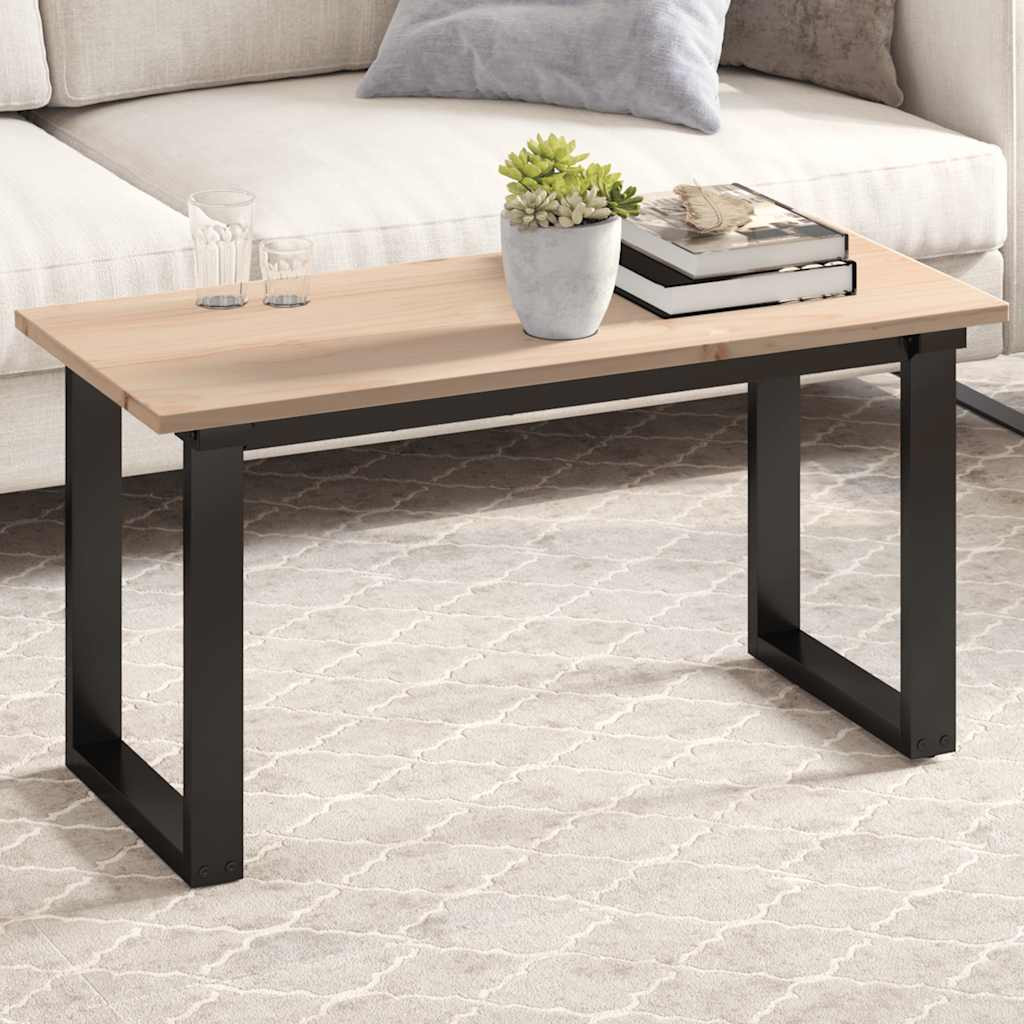 vidaXL Tischplatte 90x40x1,7 cm Rechteckig Massivholz Kiefer