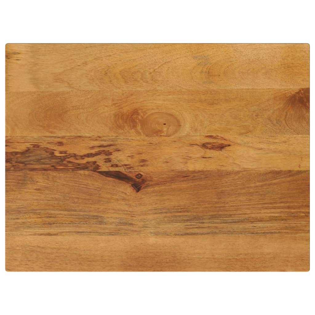 vidaXL Tischplatte 80x70x2,5 cm Rechteckig Massivholz Mango