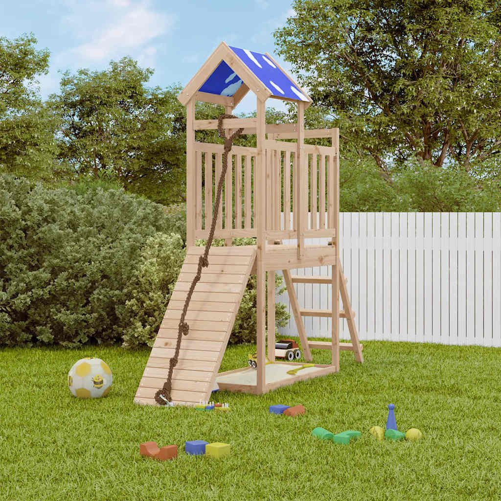 vidaXL Spielturm Massivholz Kiefer